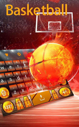 Basketball Keyboard Theme screenshot 1