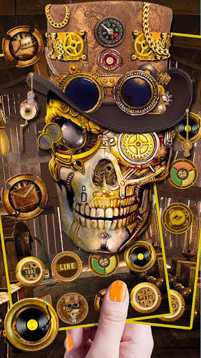 Metal Skull Head Themes Live Wallpapers screenshot 3
