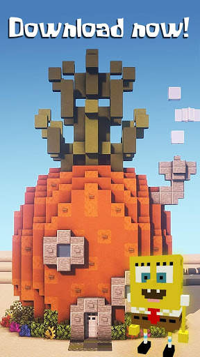 Pineapple House - Bikini Bottom Maps for MCPE 1 تصوير الشاشة