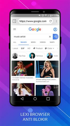 Lexi Browser screenshot 2