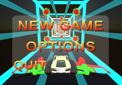 Real Flying Car -Speed Tron Cube Tunnel Trouble 3D स्क्रीनशॉट 1
