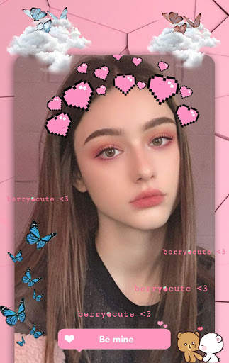 Live Face Sticker Sweet Camera - Sweet face camera screenshot 5