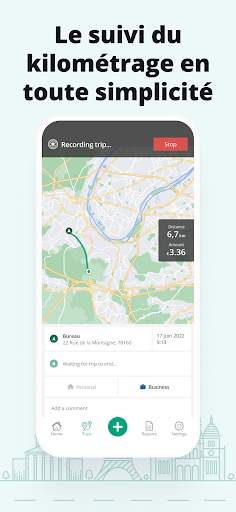 Suivi kilométrage Driversnote screenshot 1