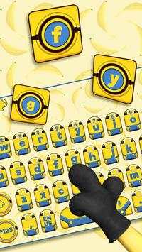Yellow Cartoon Keyboard Theme (FREE) screenshot 2