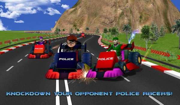 Kids Police Car Racing screenshot 11