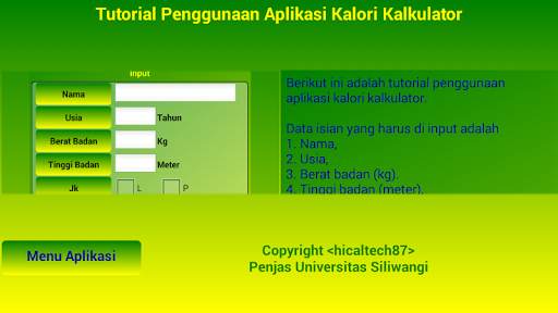 Penghitungan Kalori screenshot 13