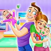 Crazy family-Girl games logo