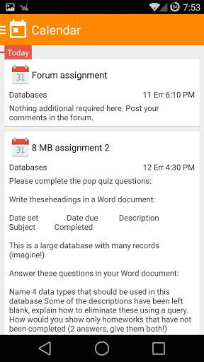 MDroid for Moodle screenshot 5