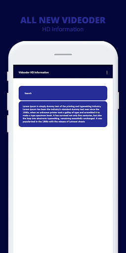 Videoder HD Information screenshot 1