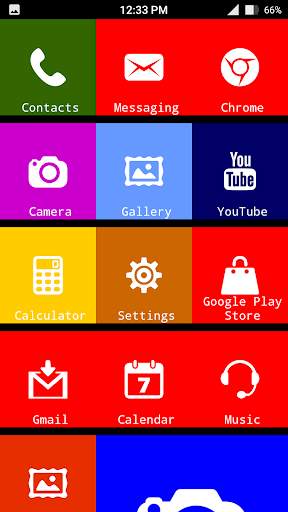 X Launcher Metro Look - Themes screenshot 4