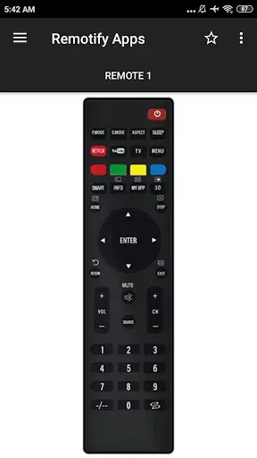 OPENBOX TV Remote screenshot 1