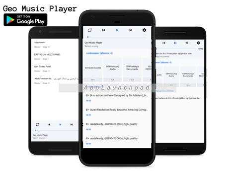 Geo Music Player screenshot 1