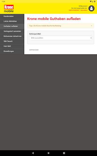 Krone mobile Tarif screenshot 14