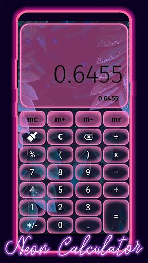 Neon Rechner screenshot 2