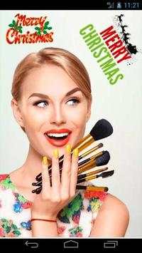 You makeup face Christmas camera screenshot 8