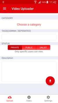 Video Uploader screenshot 2