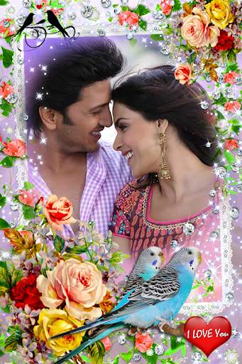 Love Bird Photo Frames स्क्रीनशॉट 4