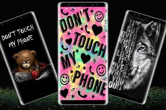 Don't Touch My Phone Wallpapers HD 4K 2020 😈😡 screenshot 1