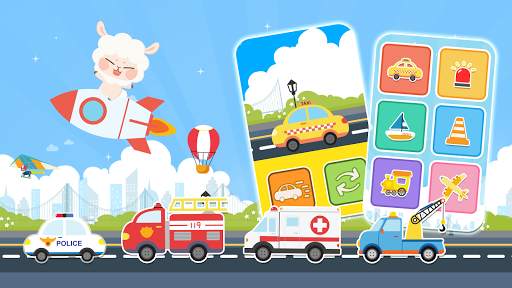Vehicle Game - Police car, Fire truck, Train screenshot 1