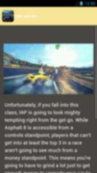guide  for asphalt 8 screenshot 1