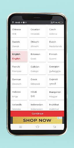 AtoZ News - 60 words News, 75 languages, User feed screenshot 2