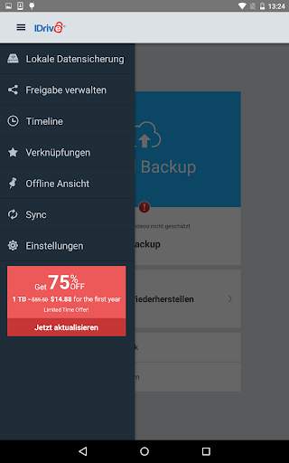 IDrive Online Backup screenshot 6