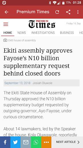 Nigerian Newspapers Free screenshot 10