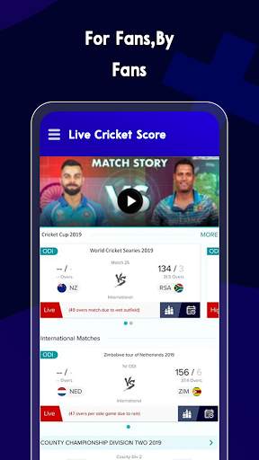 Live Cricket Score, Match Predictions & Live Score screenshot 5