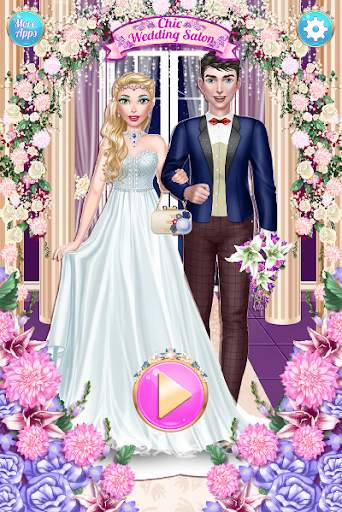 CHIC WEDDING SALON - Wedding games for girls screenshot 1