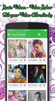 Music Videos - Video Maker screenshot 1