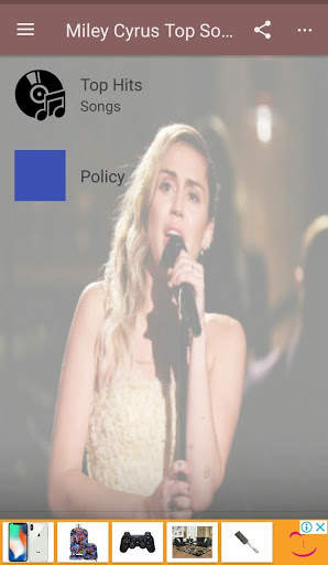 Miley Cyrus Top Songs screenshot 2