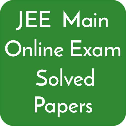 Jee Main Online Exam Solved Papers 1.6