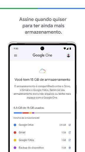 Google One screenshot 3