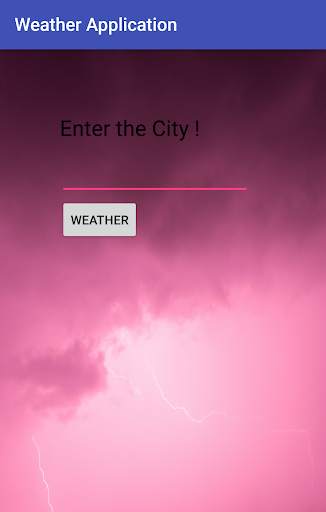 Weather Application скриншот 1