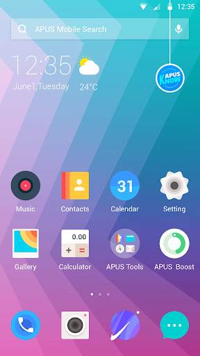 N2OS - APUS Launcher theme screenshot 1