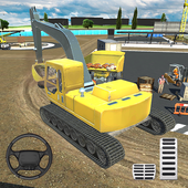 Building Constrcution Sim 3D - Bulldozer Driving icon