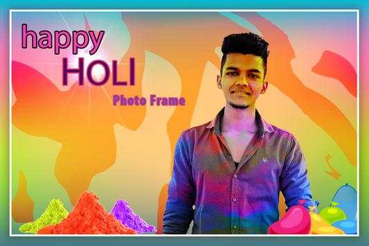 Happy  Holi Photo Frame screenshot 1