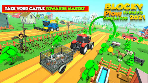 Farming Tractor Sim Game 2023 screenshot 4