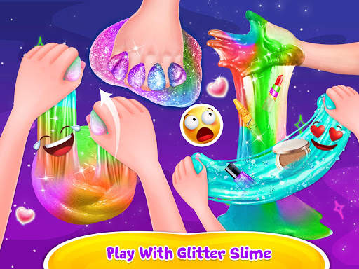 Make-up Slime - Girls Trendy Glitter Slime screenshot 2