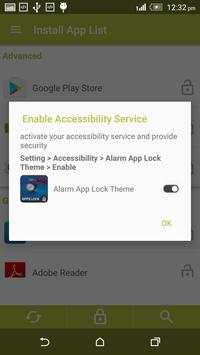 Alarm App Lock Theme screenshot 4