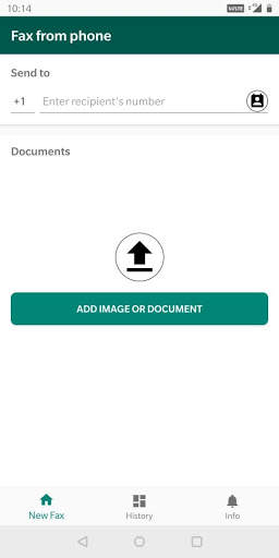 Fax from phone: Fax App. Send mobile PDF documents screenshot 1