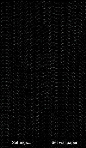 Matrix Rain Live Wallpaper screenshot 1