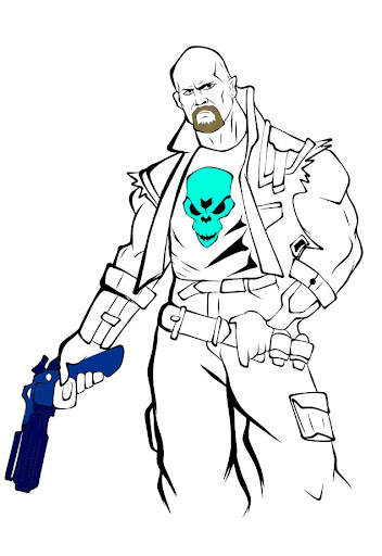 how to draw wwe heros screenshot 4