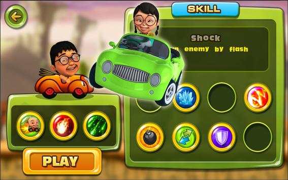 Upin and Pin Balap Mobil screenshot 3