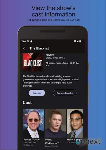 UpNext TV Series Manager 4 تصوير الشاشة