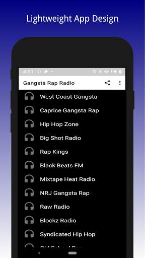 Gangsta Rap Radio 📻 Music Stations 🎧 screenshot 1
