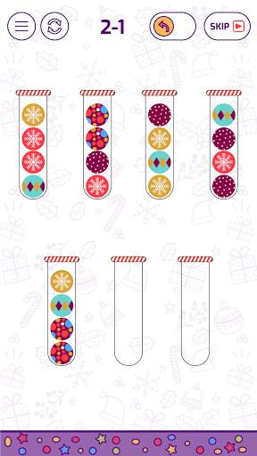 Bubble Sort Color Puzzle Game screenshot 1
