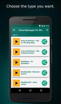Voice Messages For WhatsApp screenshot 1