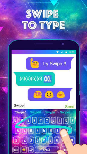 Color Keyboard Galaxy Theme स्क्रीनशॉट 4