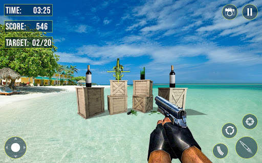 Real Bottle Shooting Game screenshot 8